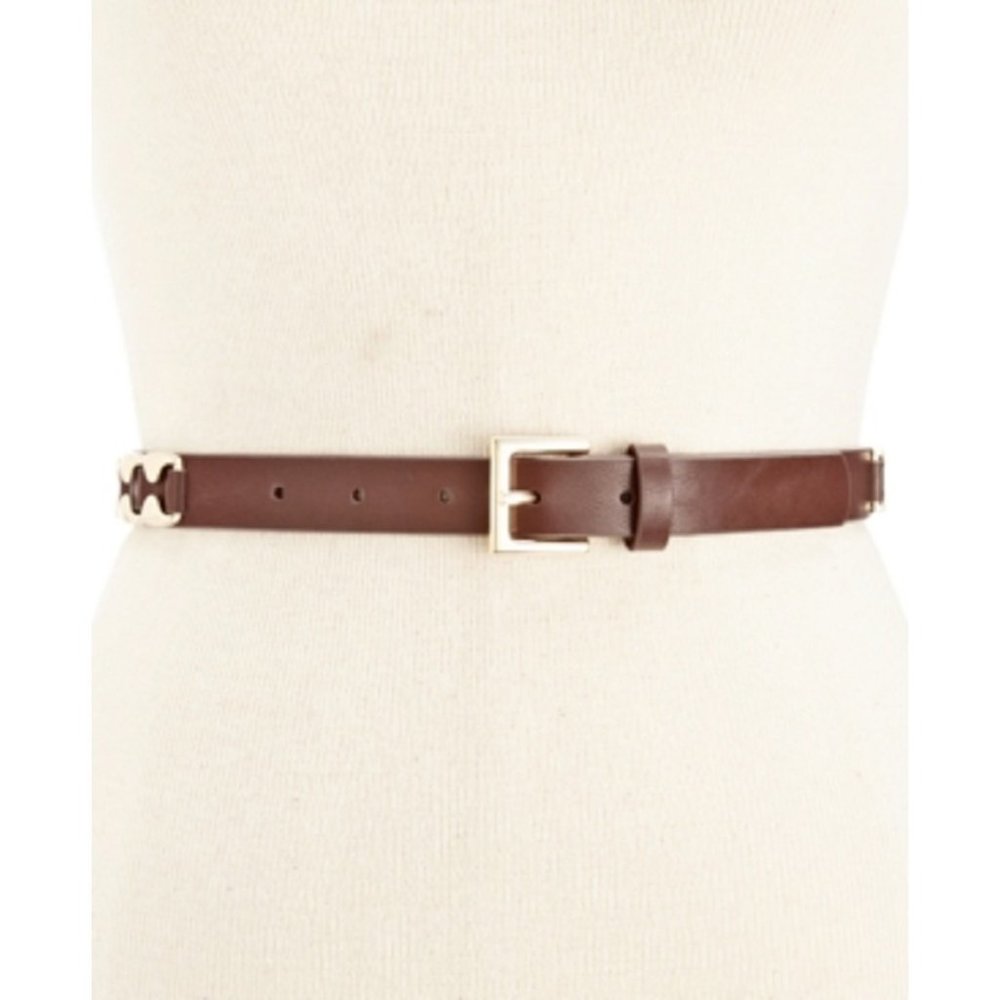 Style & co. Side Connector Belt in Brown, Size Women's Small